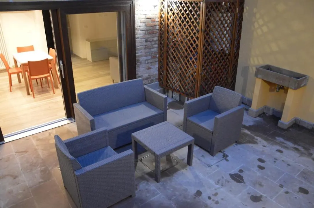 Apartmán Appartamento Con Corte Privata Benátky
